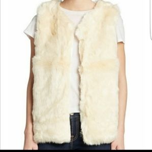 Cara Faux Fur Open Front Vest